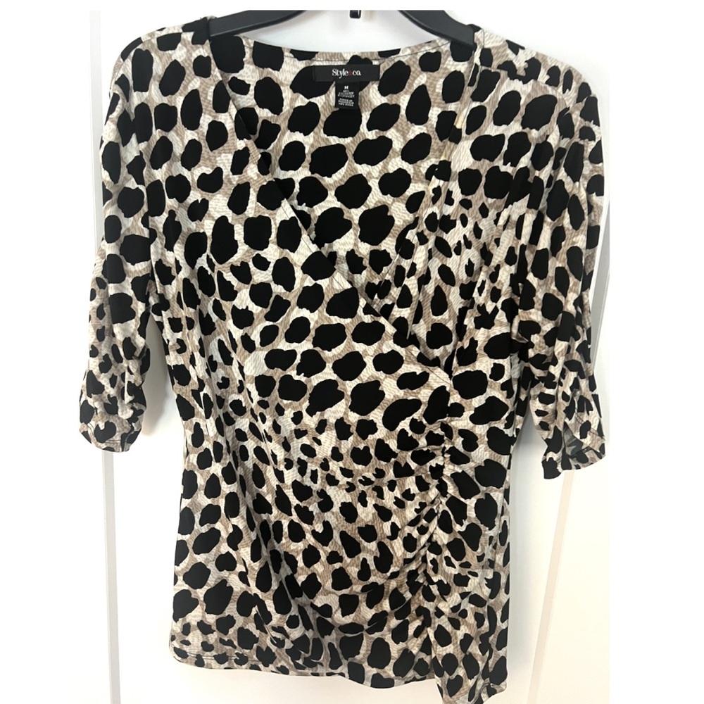 Leopard Print Women's Top